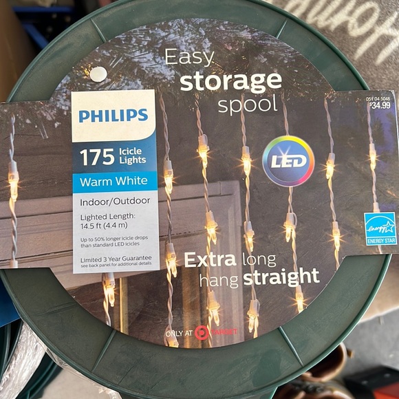 Philips Holiday 75 Icicle Lights Warm White Philips Poshmark